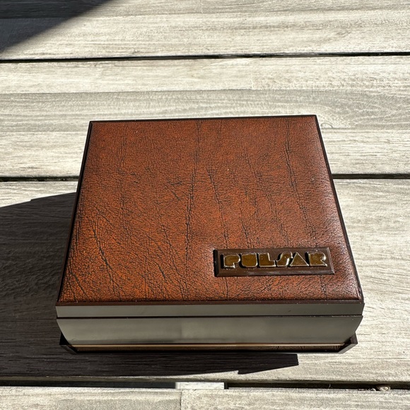 Men’s Pulsar 1970s James Bond style 14kt Gold Filled With Original Box - Picture 11 of 11